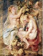 Peter Paul Rubens Ceres and Two Nymphs with a Cornucopia Spain oil painting artist